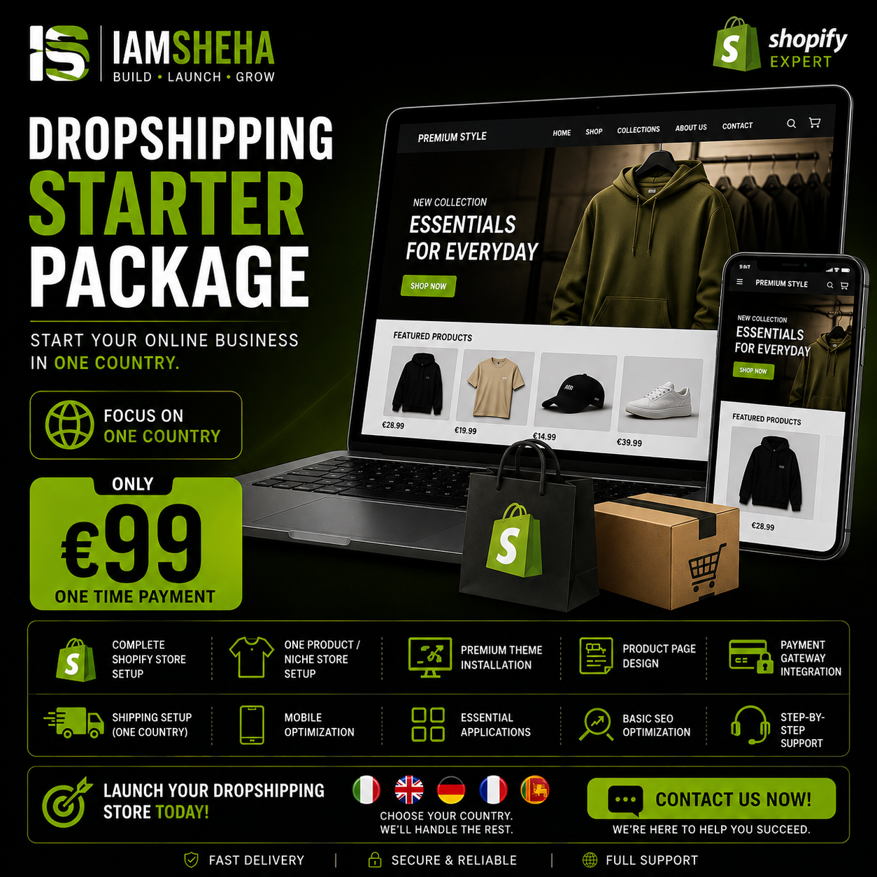 Dropshipping Starter Package – €99