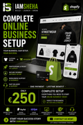 Complete Online Business Setup – Clothing Brand & Dropshipping Package (€250)