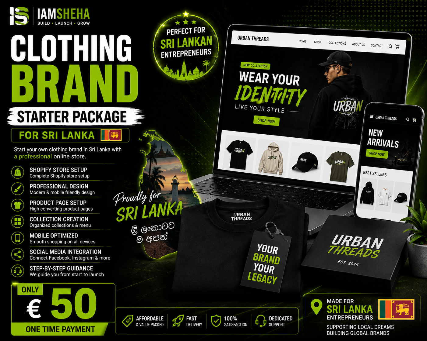Clothing Brand Starter Package – €50